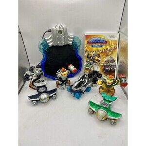 Skylanders SuperChargers Dark Edition Starter Pack Wii W 2 Bowsers Complete